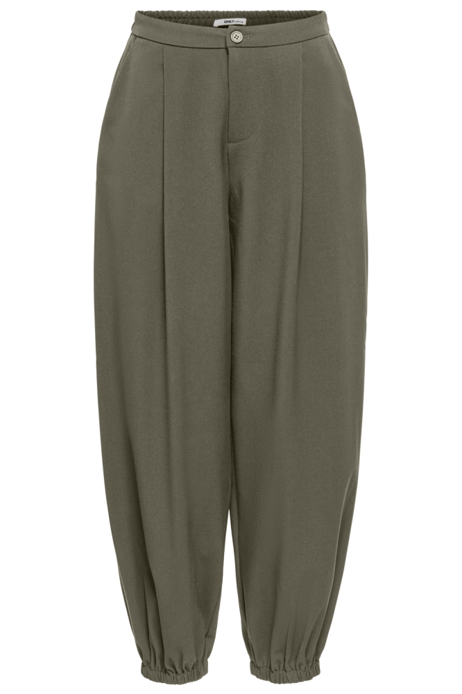 Only groene dames broek | Vooraanzicht