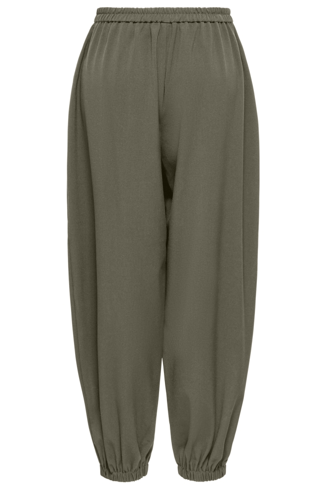 Only groene dames broek | Achteraanzicht