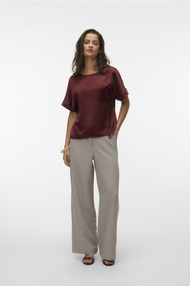 Vero Moda taupe dames broek | Model