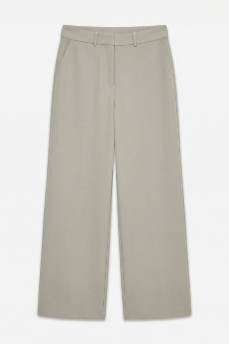 Vero Moda taupe dames broek | Vooraanzicht
