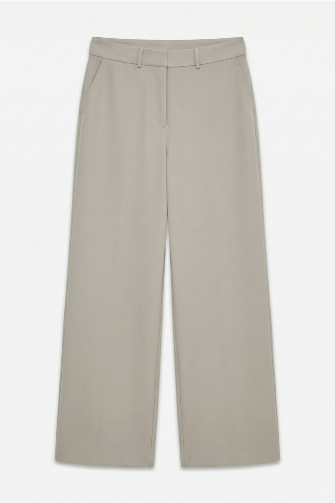 Vero Moda taupe dames broek | Vooraanzicht