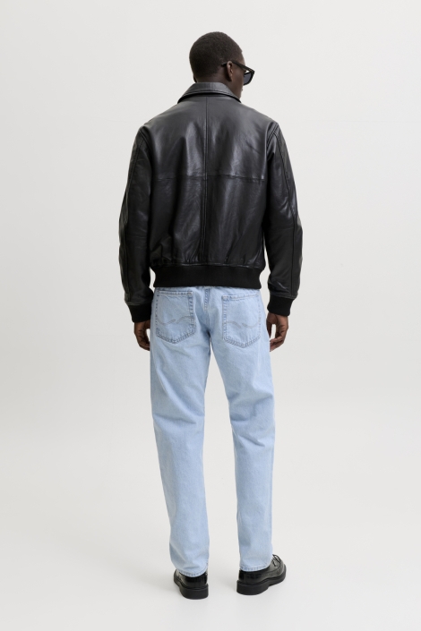 Jack & Jones blauwe heren jeans | Model achteraanzicht
