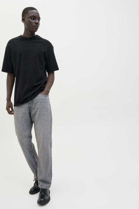 Jack & Jones grijze heren jeans | Model vooraanzicht
