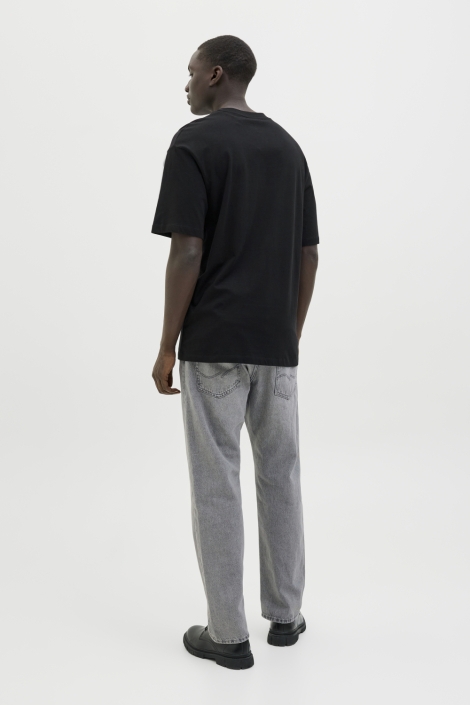 Jack & Jones grijze heren jeans | Model achteraanzicht