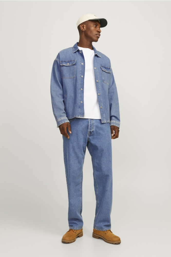 Jack & Jones blauwe heren jeans | Model vooraanzicht