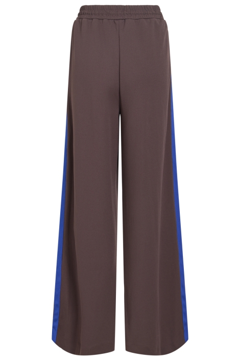 Vila bruine dames broek | Achteraanzicht