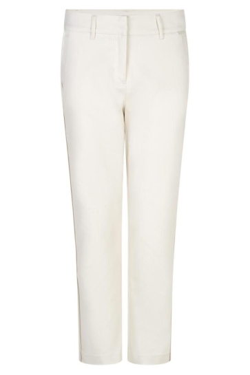 Red Button Broek DIANA SMART PIPING SRB4952 Pearl