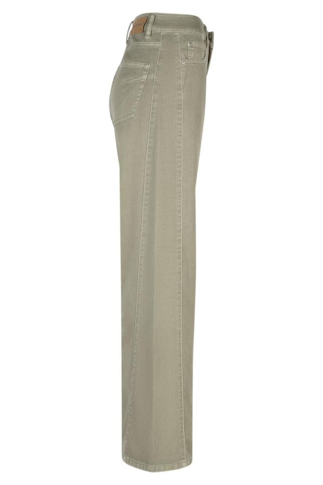 Red Button groene dames broek | Zijaanzicht