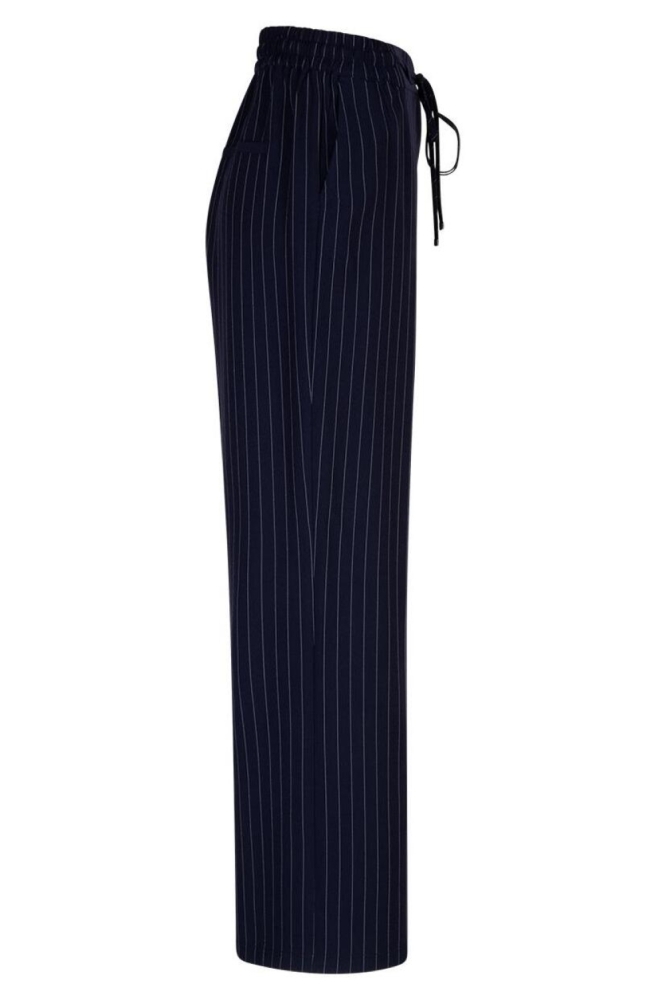 Red Button blauwe dames broek | Zijaanzicht
