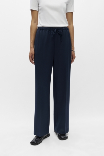 Object objlisa mw tie wide pant noos Blauw