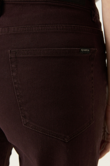 Garcia bruine dames jeans | Close up