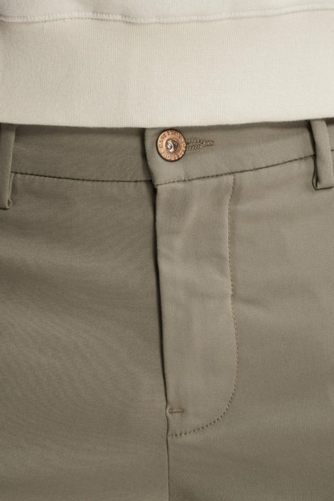 Cast Iron groene heren broek | Close up