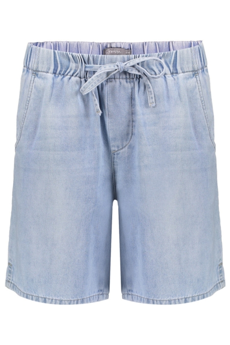 Geisha blauwe dames korte broek | Vooraanzicht