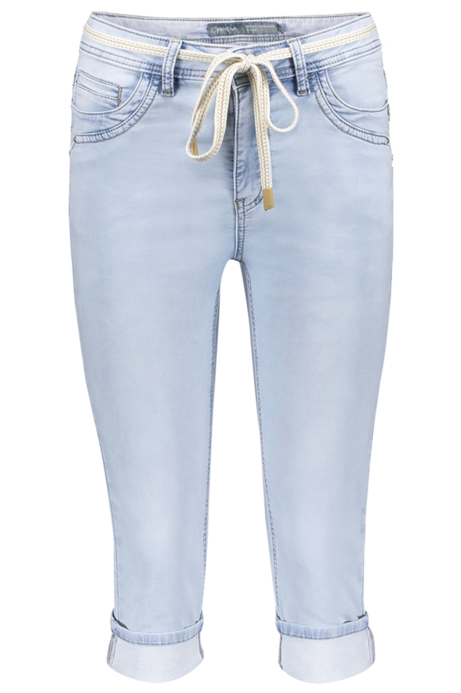 Geisha blauwe dames jeans | Vooraanzicht