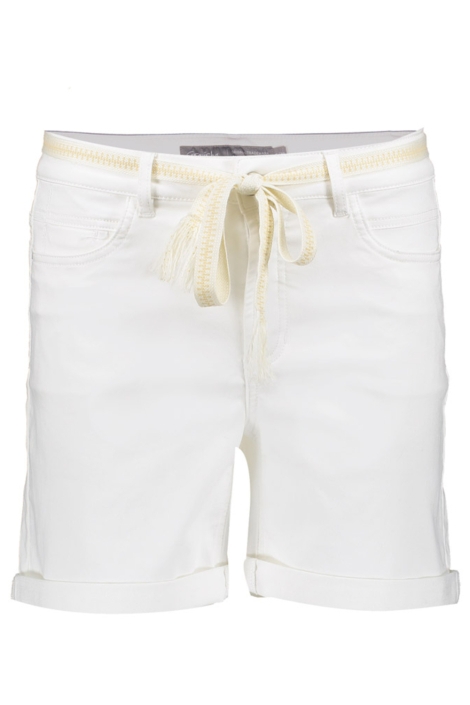 Geisha witte dames korte broek | Vooraanzicht