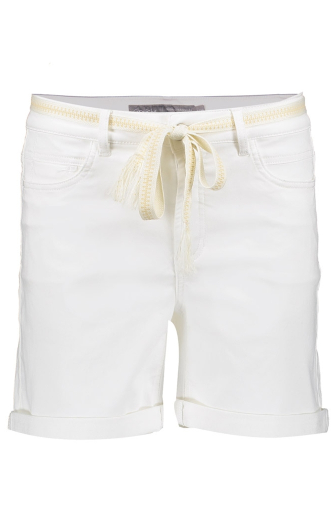 Geisha witte dames korte broek | Vooraanzicht