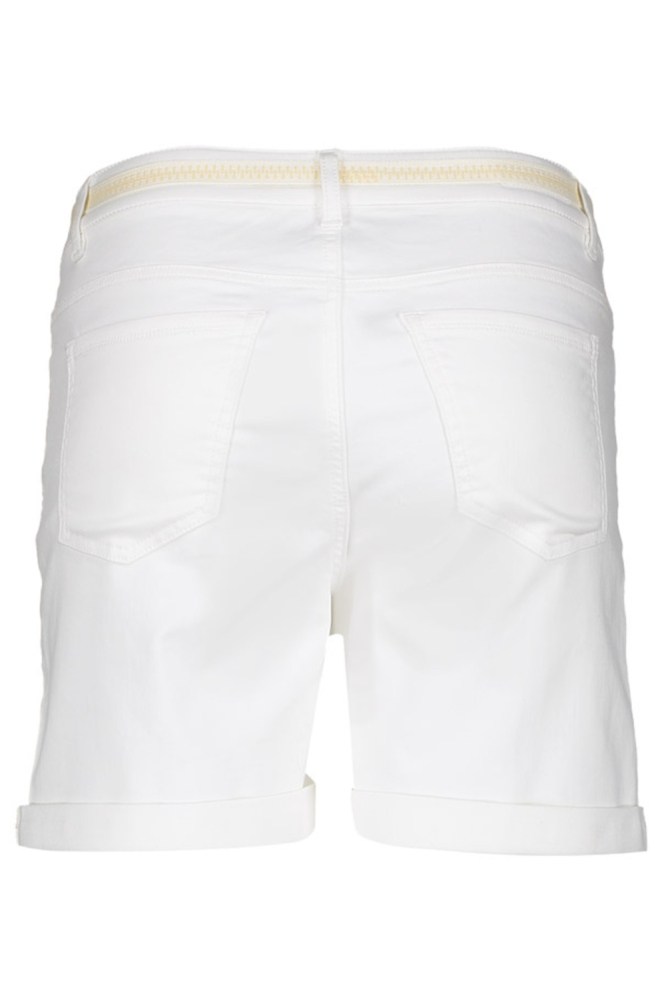 Geisha witte dames korte broek | Achteraanzicht