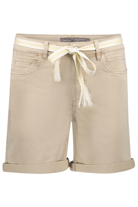 Geisha zand dames korte broek | Vooraanzicht