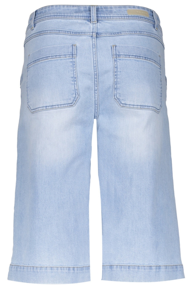 Geisha blauwe dames korte broek | Achteraanzicht