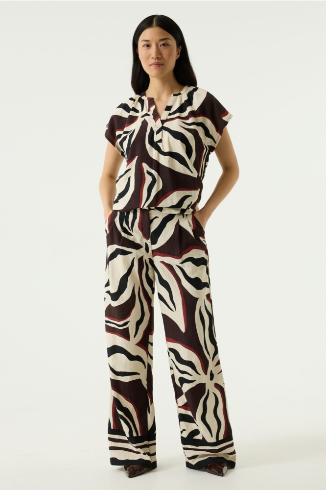 Garcia beige dames broek | Model