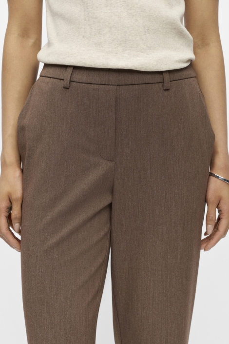 Object bruine dames broek | Close up