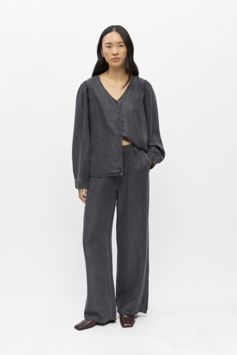 Object zwarte dames broek | Model