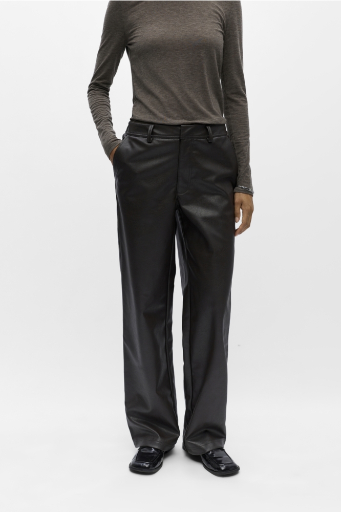 Object bruine dames broek | Model vooraanzicht