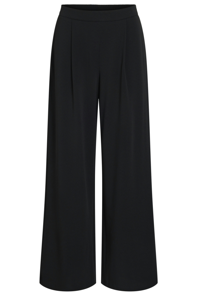 Vila zwarte dames broek | Vooraanzicht