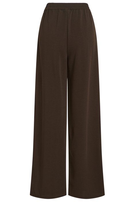 Vila bruine dames broek | Achteraanzicht
