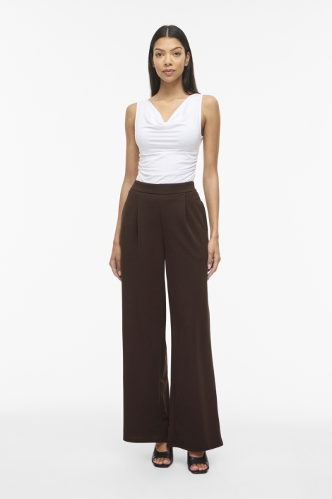 Vila bruine dames broek | Model