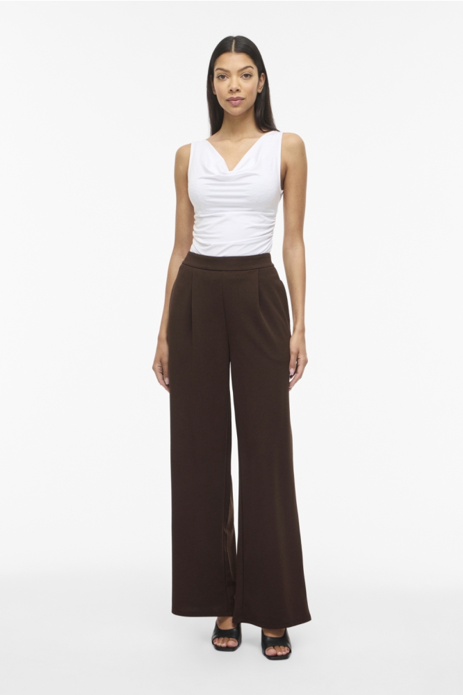 Vila bruine dames broek | Model