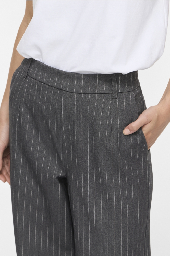 Vila grijze dames broek | Close up