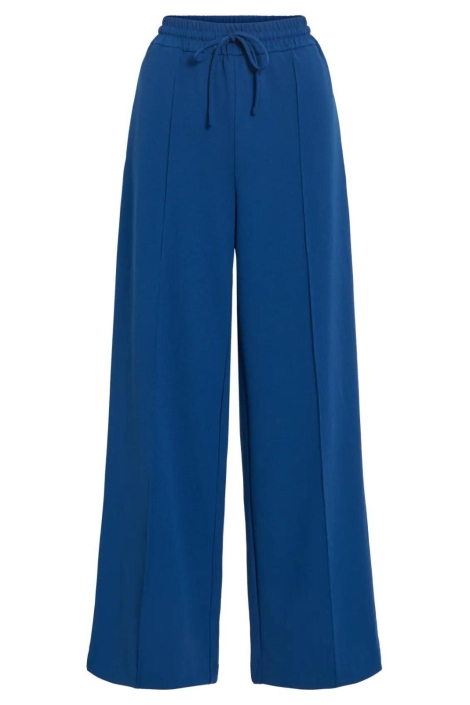 Vila blauwe dames broek | Vooraanzicht