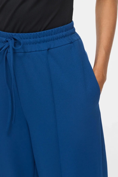 Vila blauwe dames broek | Close up