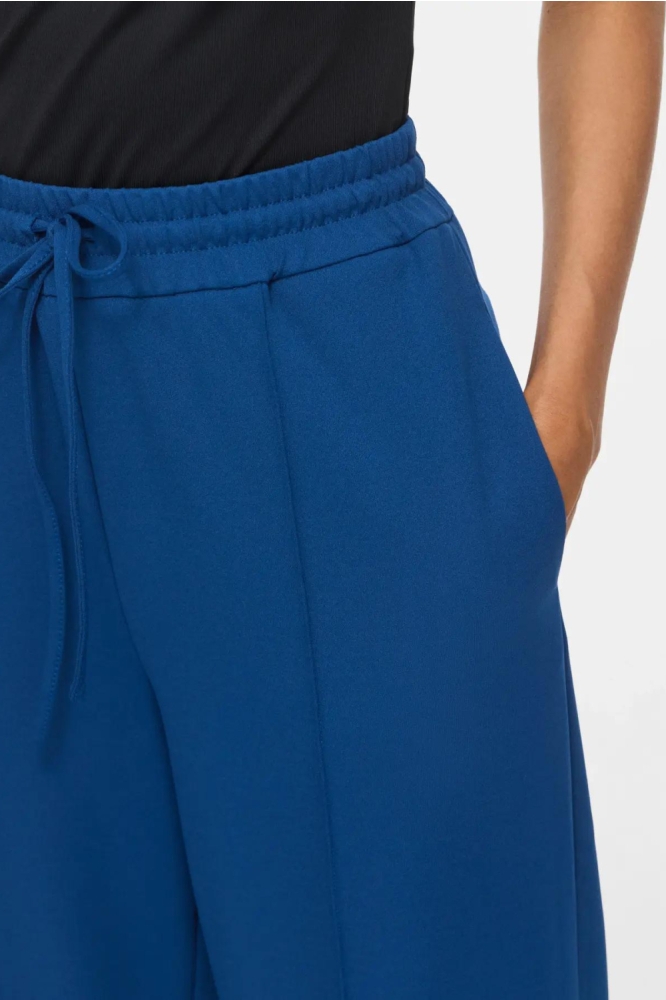 Vila blauwe dames broek | Close up