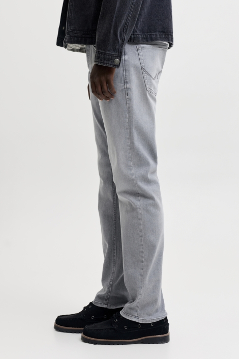Jack & Jones grijze heren jeans | Model zijaanzicht