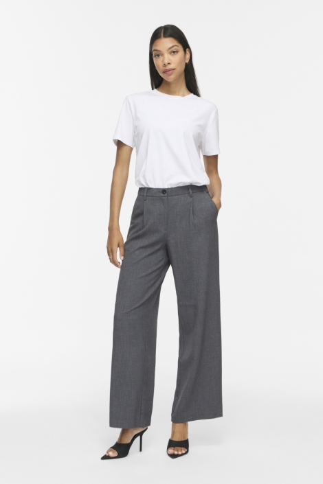 Vila grijze dames broek | Model