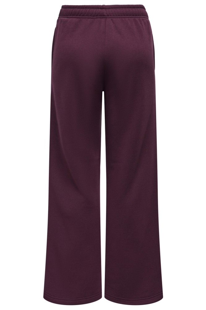 Only bordeaux dames broek | Achteraanzicht