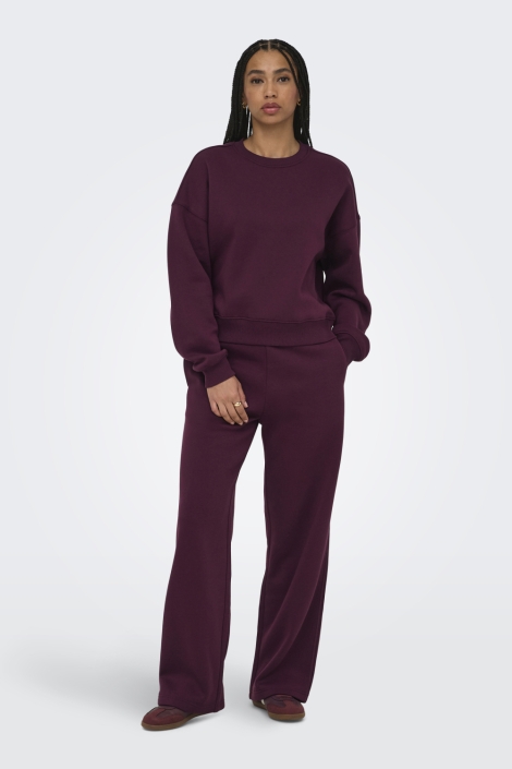 Only bordeaux dames broek | Model