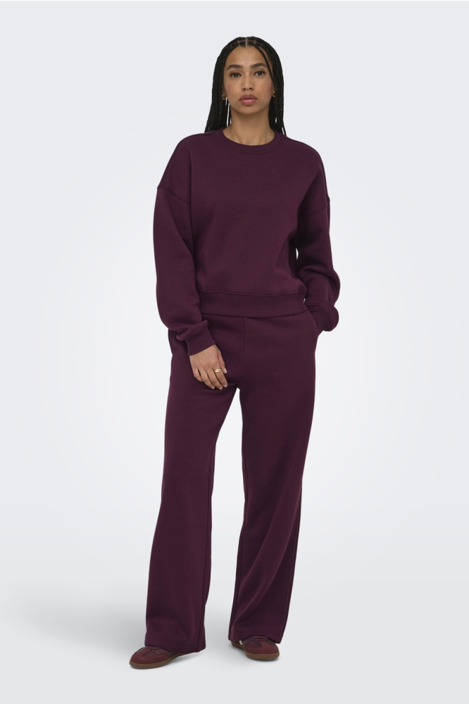 Only bordeaux dames broek | Model