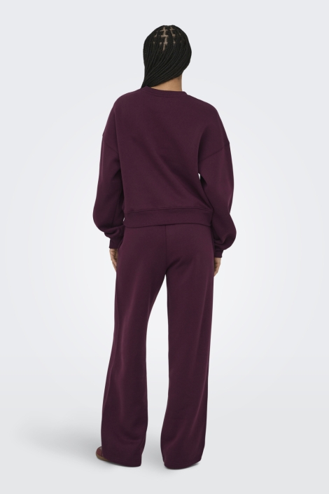 Only bordeaux dames broek | Model