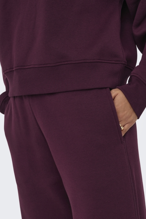 Only bordeaux dames broek | Close up