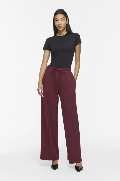 Vila bordeaux dames broek | Model