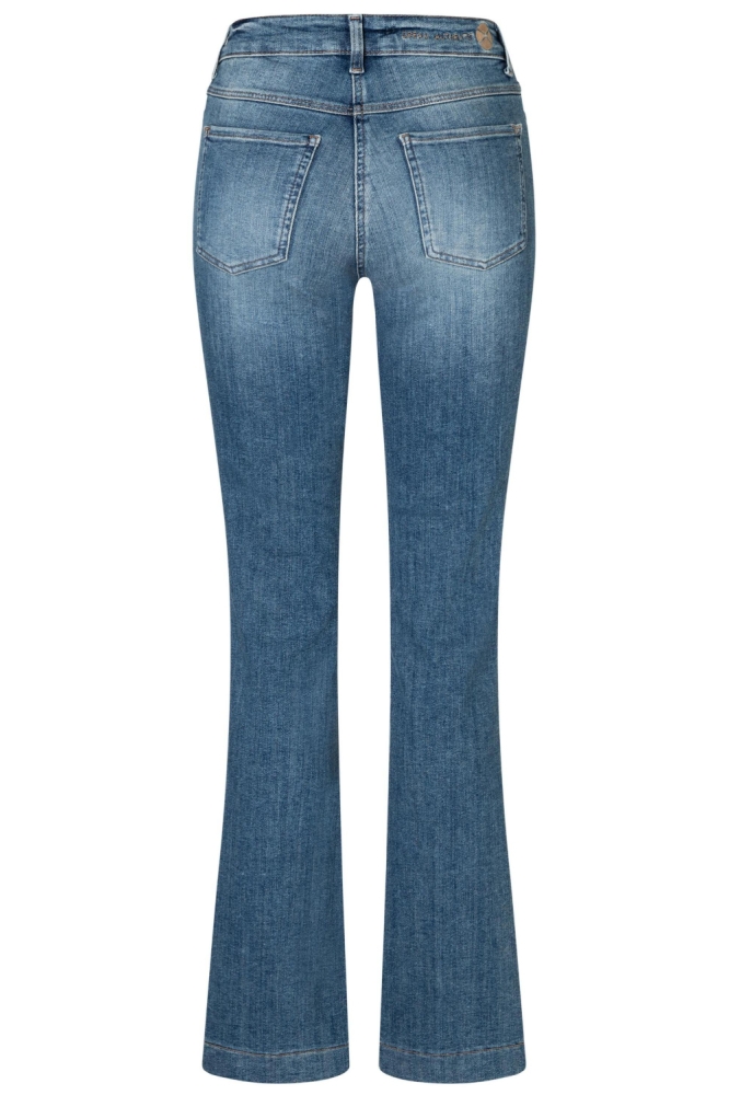 Mac blauwe dames jeans | Achteraanzicht