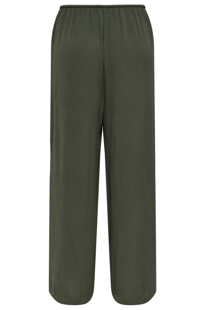 Jacqueline de Yong groene dames broek | Achteraanzicht