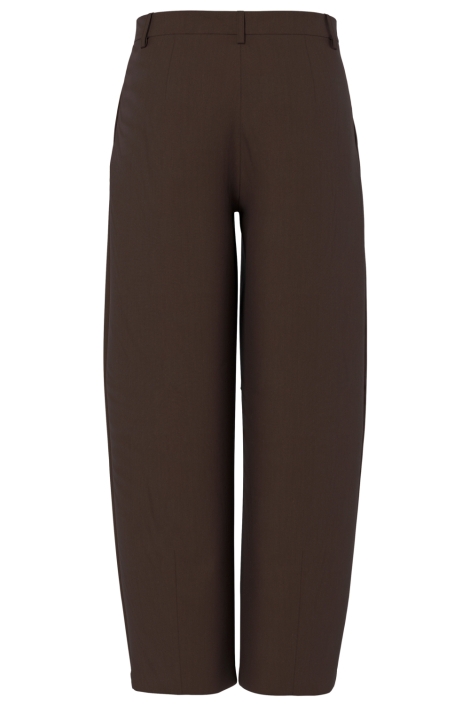 Pieces bruine dames broek | Achteraanzicht