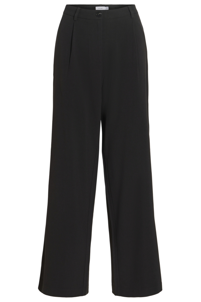 Vila zwarte dames broek | Vooraanzicht
