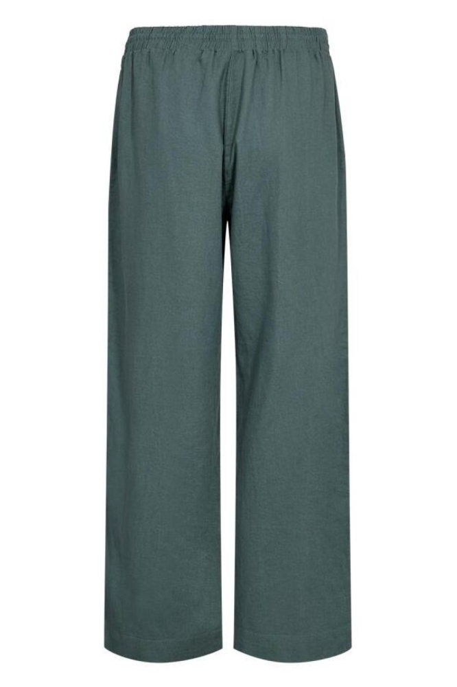 Freequent groene dames broek | Achteraanzicht