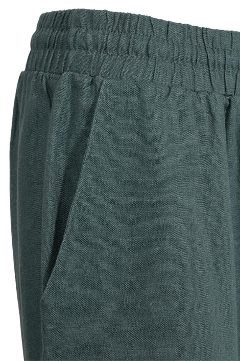 Freequent groene dames broek | Close up