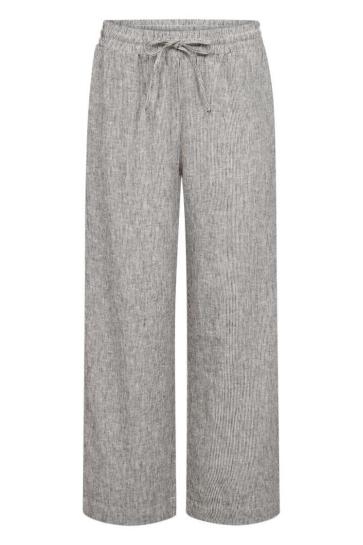 Freequent Broek FQLAVA PANTS 204430 COFFEE BEAN W. STAR OFF WHITE